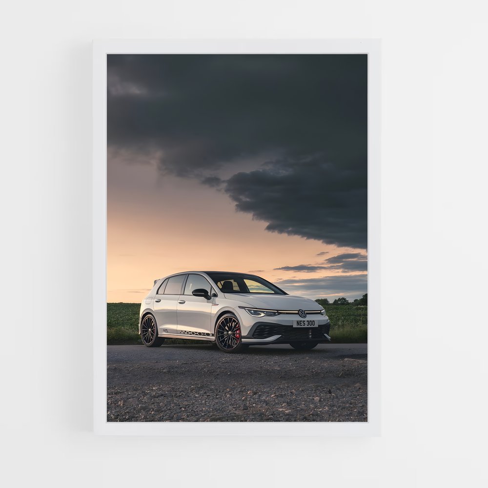 Poster Golf GTI: Route Gravel – affiche Volkswagen (vue 3)